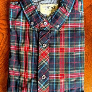 Men’s Heritage Patterned Sport Shirt, size L